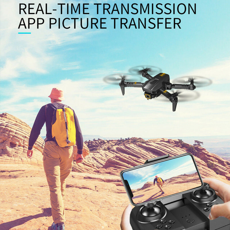 Pro 5G 4K GPS Drone 3 Batteries HD Camera Drones WiFi FPV Foldable RC Quadcopter