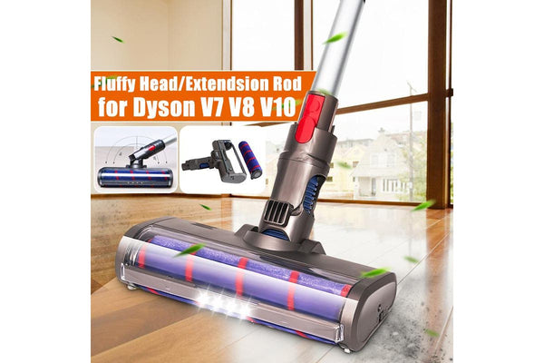 Fluffy Head For DYSON V7 V8 V10 V11 and V15 Vacuum | With LED Light