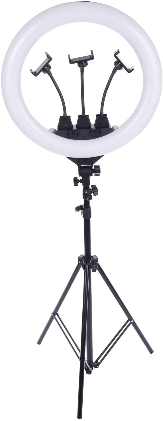 22" Large LED Ring Light with Tripod + Remote | with Carry Bag