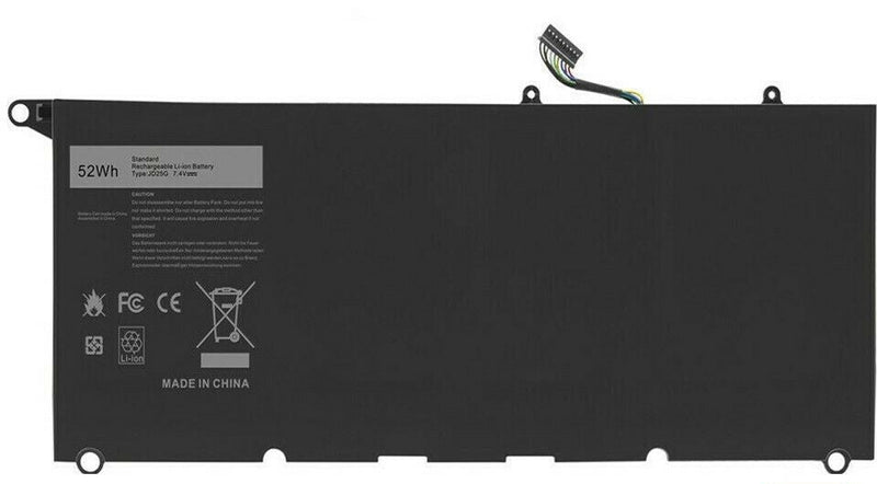 Dell XPS 13 9350 XPS 13 9343 Series P54G001 P54G002 JD25G 0DRRP Compatible Battery