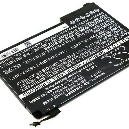 NEW 00HW020 Battery For Lenovo ThinkPad Yoga 460 Yoga 14 00HW021 SB10F46458