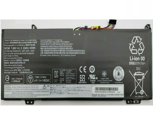 L17C4PB0 L17M4PB0 Battery For Lenovo Yoga 530-14IKB 530-14ARR 530-14isk