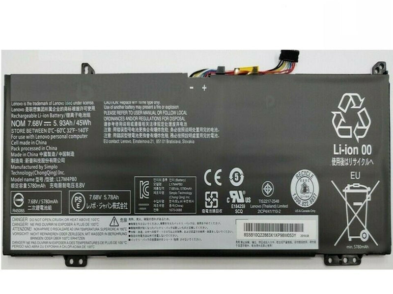 Lenovo Yoga 530-14ARR 530-14IKB IdeaPad 530s L17M4PB0 Compatible Battery