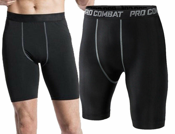 Tights Pant Under Skin Base Shorts Pants Layer Compression Sports Fitness Men