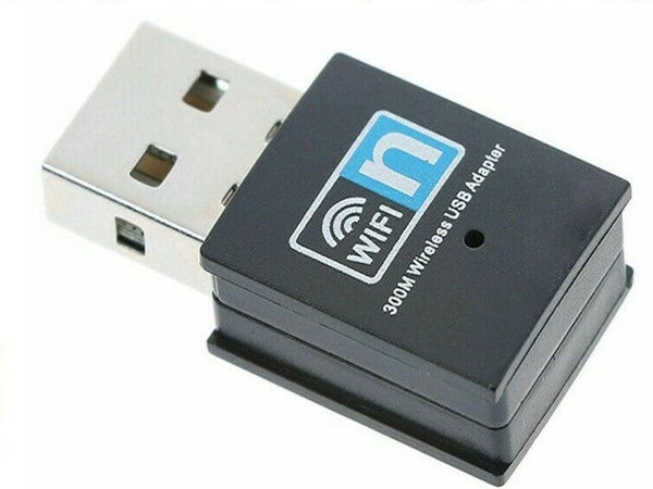 USB Wireless WiFi Adapter Dongle Network LAN Card 802.11n 300Mbps Windows 10 11