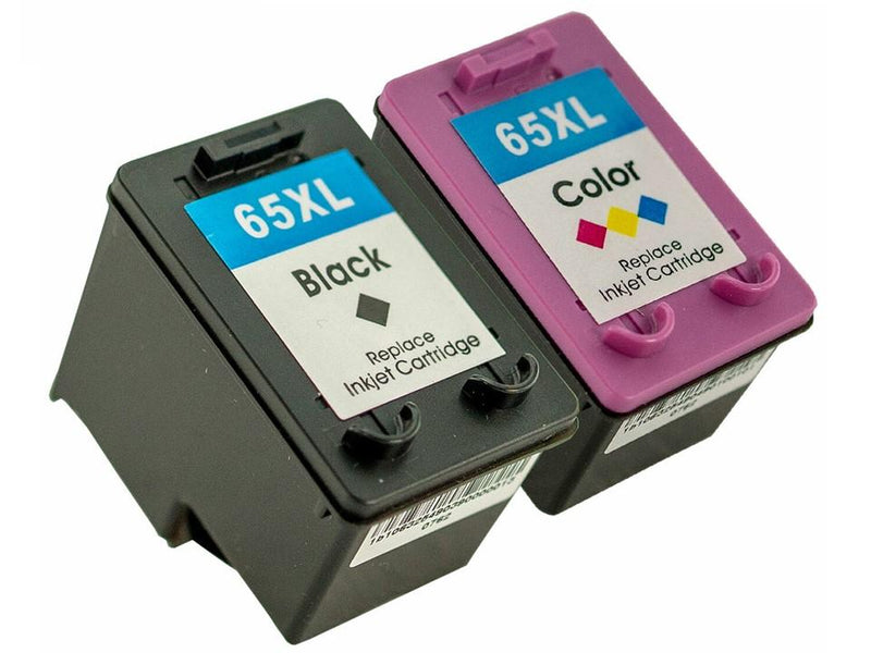 Black & Color Ink Cartridge for HP 65 XL Deskjet 2620 3720 3723 3724 ENVY 5030