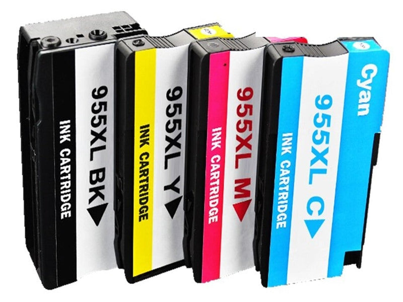 4x Ink Cartridges Compatible for HP 955 XL Officejet Pro 7740 8210 8710 8720