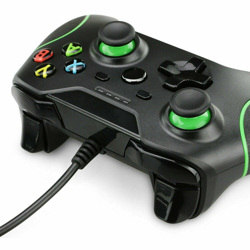 Premium Wired USB Controller Gamepad for Microsoft Xbox One Slim PC Windows