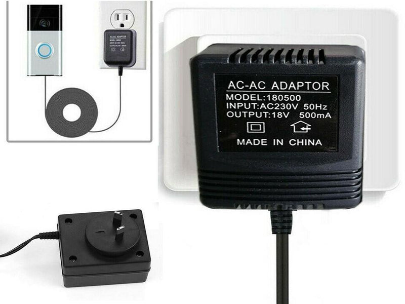 Power Supply Adapter Transformer Charger For Video Ring Doorbell AU Plug 10M