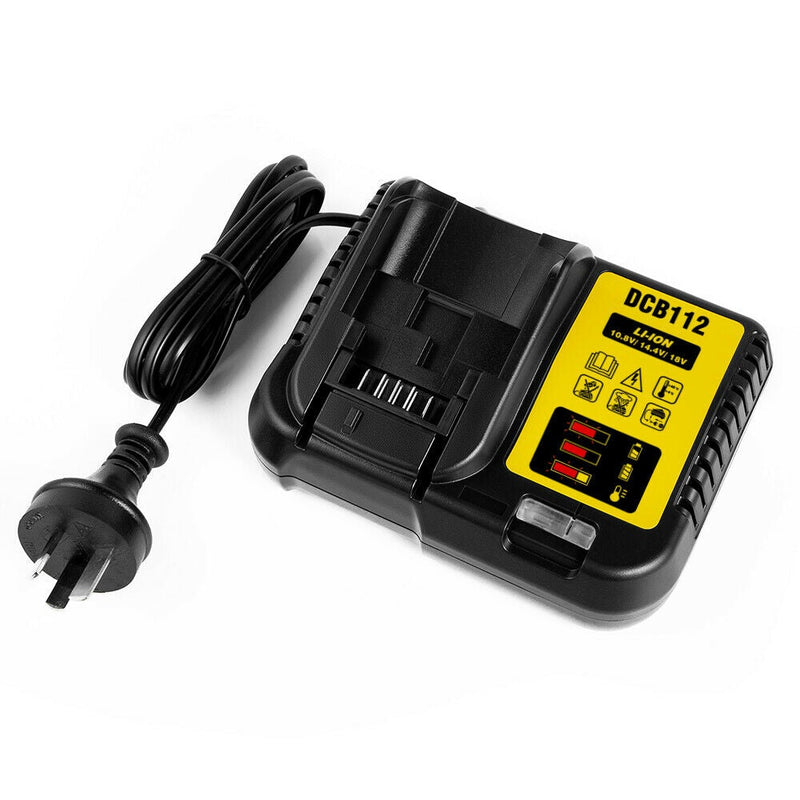 10.8-18V Li-ion Battery Charger for Dewalt DCB105 DCB200 DCB120 DCB115 DCB112