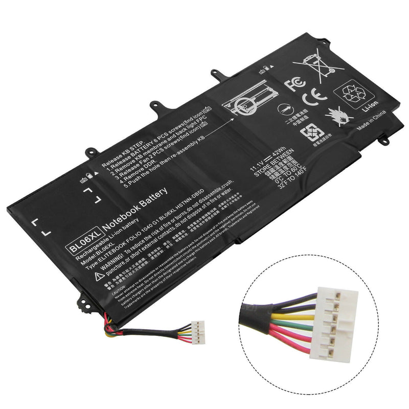 Laptop Battery for HP EliteBook Folio 1040 G1 G2 BL06XL 722297-001 722236-1C