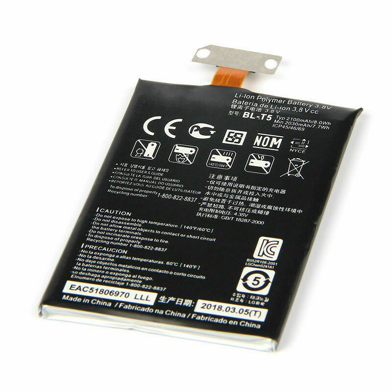 LG Nexus 4 Optimus E960 E970 E973 E975 F180 E960 BLT5 Flex Battery + Tools BL-T5