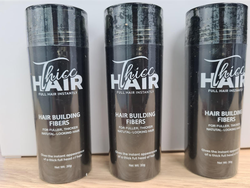 3 Pack x THICC Hair Building Fibers Hair Loss Concealer (90g) | AUSSIE Brand | Better than Toppik / Caboki