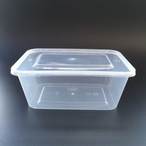 1000ml (XLarge) | 100 Pack Food Containers Takeaway Storage Box