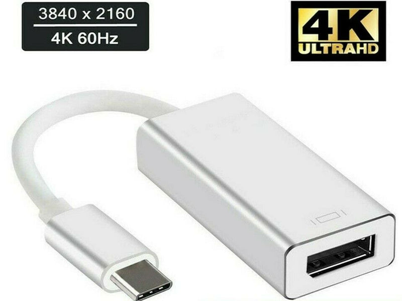 USB C USB 3.1 Type C to DisplayPort DP 4K Video Adapter Converter Cable 16cm