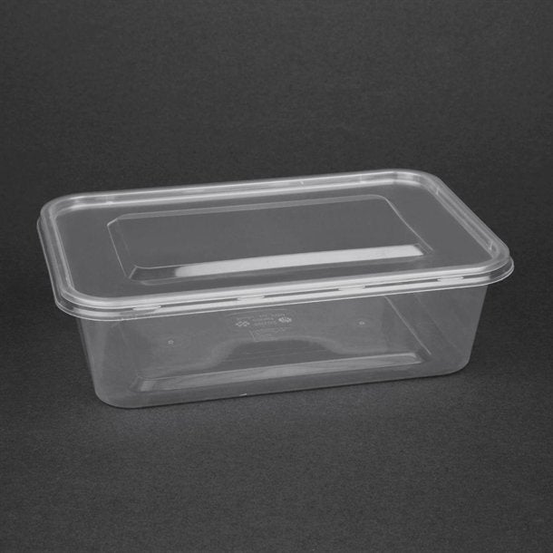 750ml (Large) | 50 Pack Food Containers Takeaway Storage Box