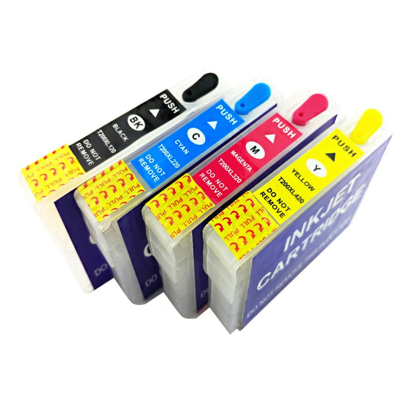 5x T200XL 200xl Ink Cartridge For Epson xp200 xp400 wf2530 wf2540 2510