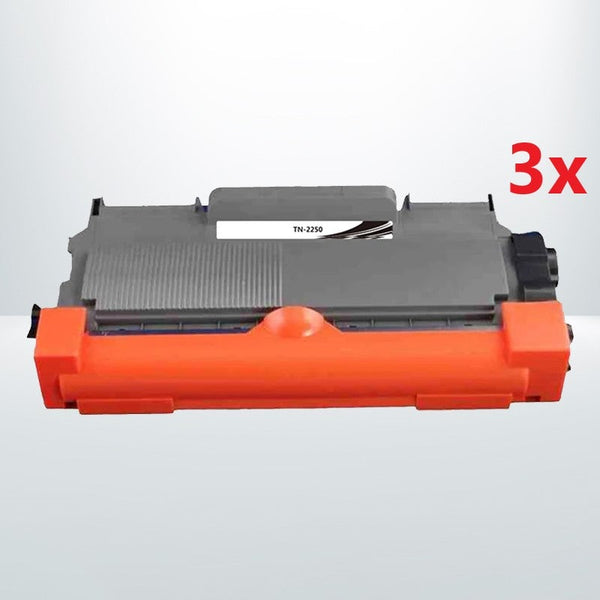 3x TN-2250 TN2250 toner cartridge for Brother MFC-7360N MFC-7362N MFC-7460N