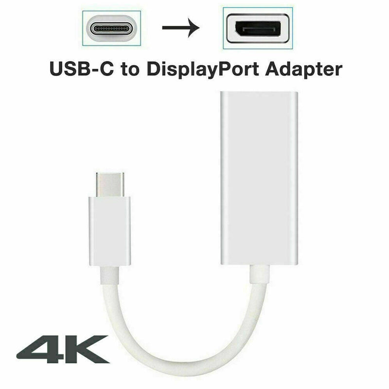 USB C USB 3.1 Type C to DisplayPort DP 4K Video Adapter Converter Cable 16cm