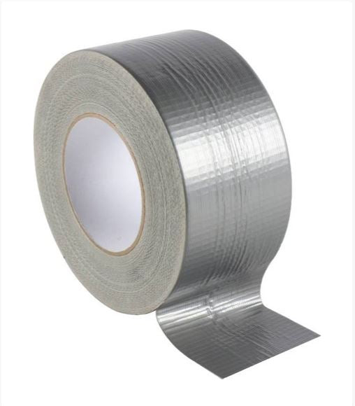 Cloth Duct Tape Gaffer Craft Self Adhesive Repair Silver 48mm Waterproof