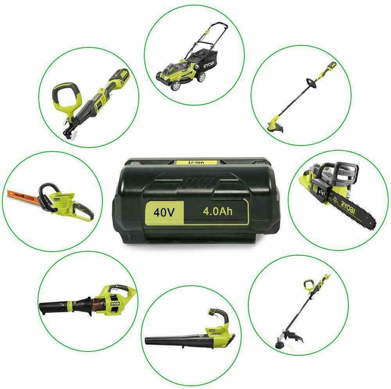 For RYOBI 36V 4.0Ah 4.0 Ah 4Ah Hi-Tech Lithium Ion Battery Cordless BPL3640D2