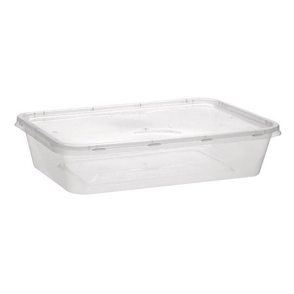 500ml (Small) | 50 Pack Food Containers Takeaway Storage Box