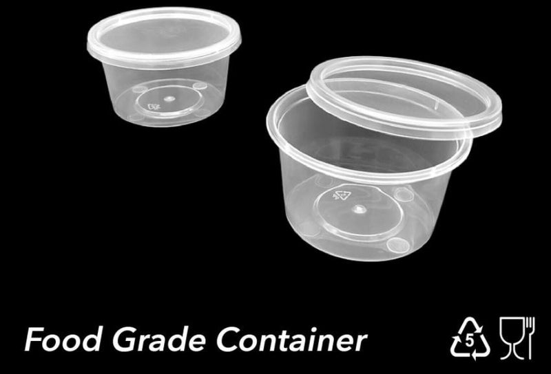 100ml | 100pcs Take away Containers Takeaway Food Plastic Lids Bulk