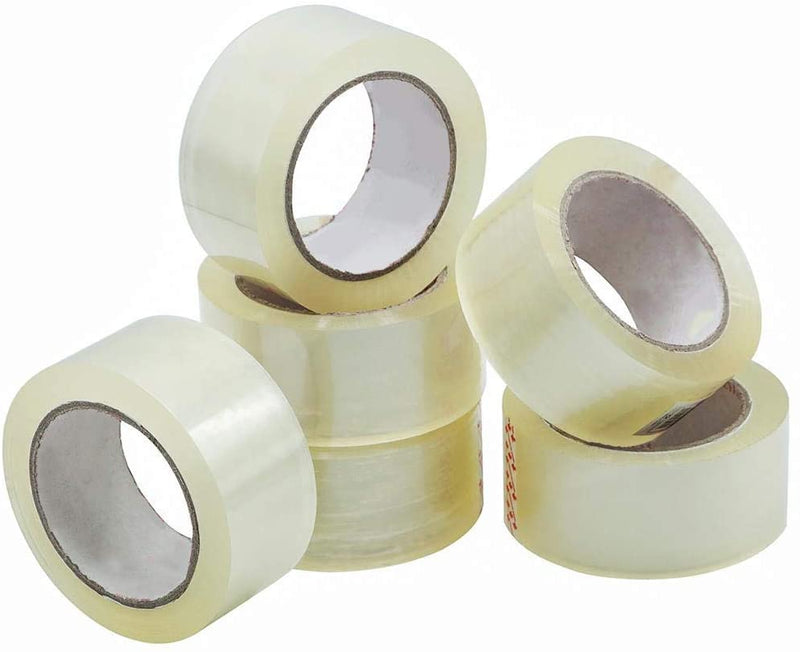 24 Pack | Sticky Packing Packaging Tape Clear 75meter x 48mm 45 Micron