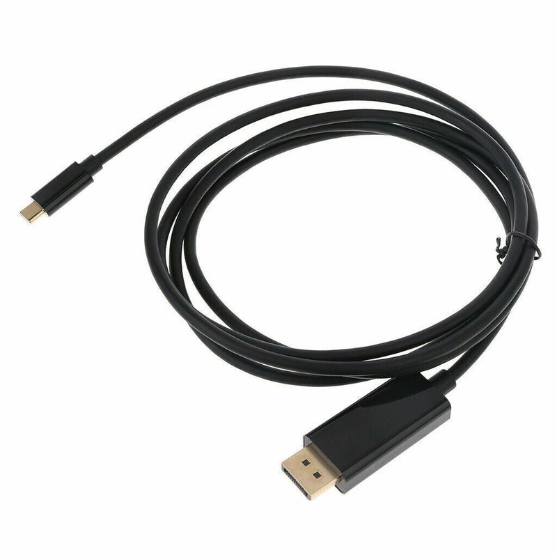 USB-C to Display Port Cable Adapter 6Ft USB 3.1 Type C to HD DP Cable 1.8M OZ