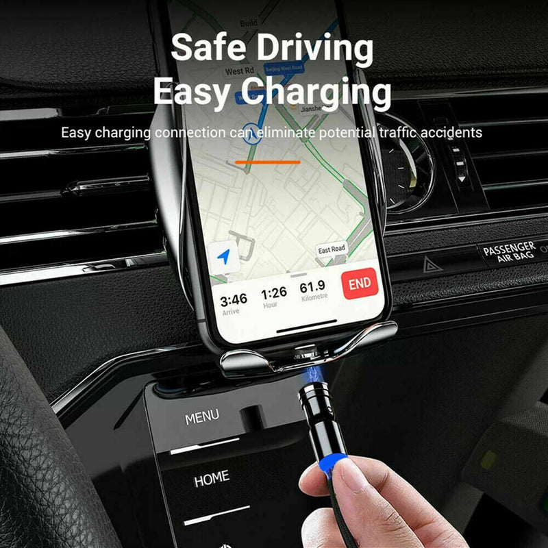 360° Fast Charge USB-C Magnetic Cable Data Charger For Samsung Fold 3 S21 Pixel 5