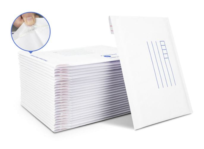 250 Pieces | Bubble Mailer 01 80 x 140mm Padded Bag Envelope