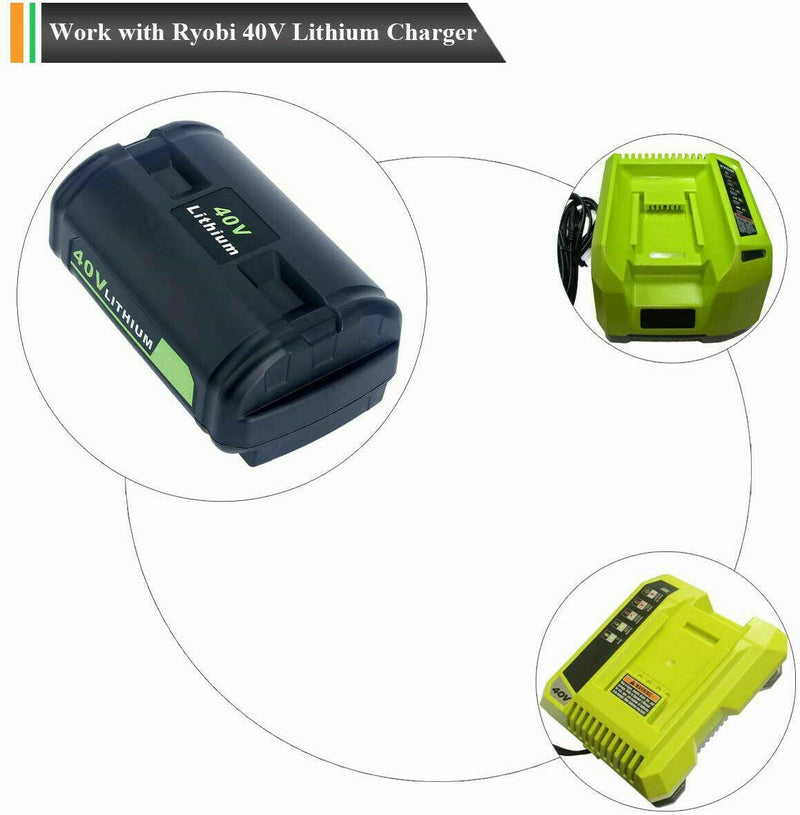 For RYOBI 36V 4.0Ah 4.0 Ah 4Ah Hi-Tech Lithium Ion Battery Cordless BPL3640D2