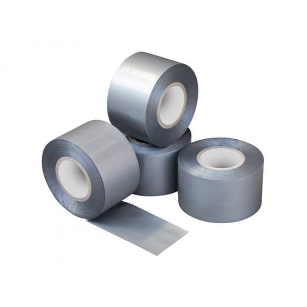 4 Pack | Cloth Duct Tape Gaffer Craft Self Adhesive Repair Silver 48mm Waterproof