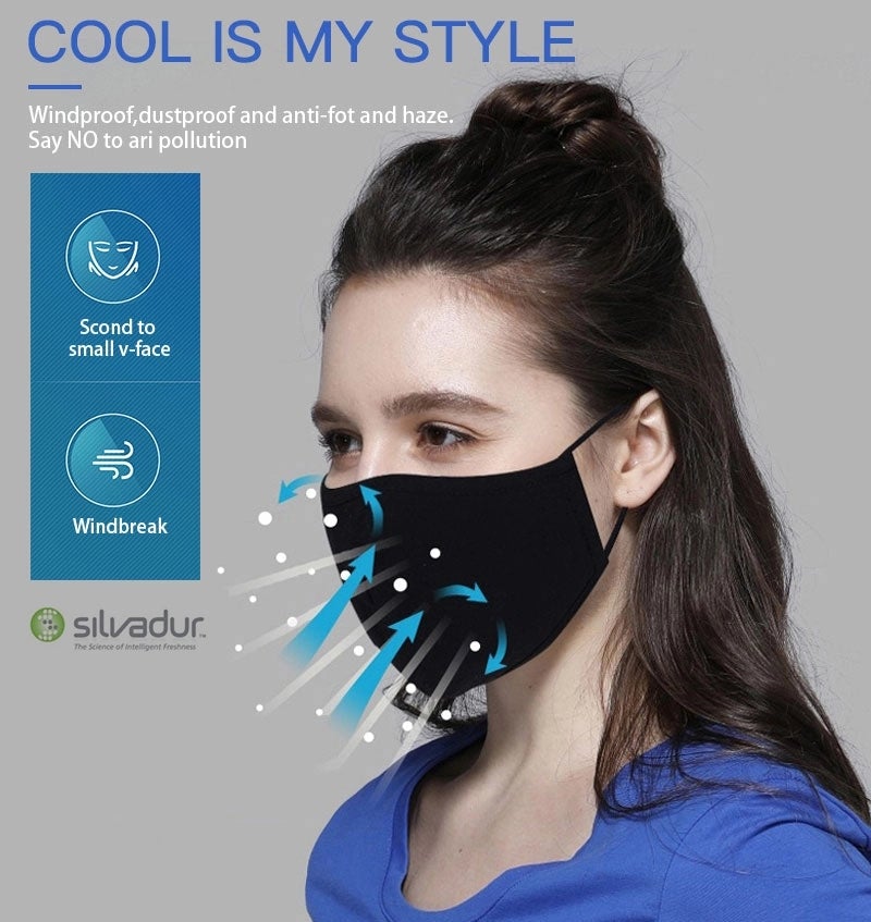 ADJUSTABLE & BREATHABLE & WASHABLE Face Mask Mouth Masks Protective Reusable