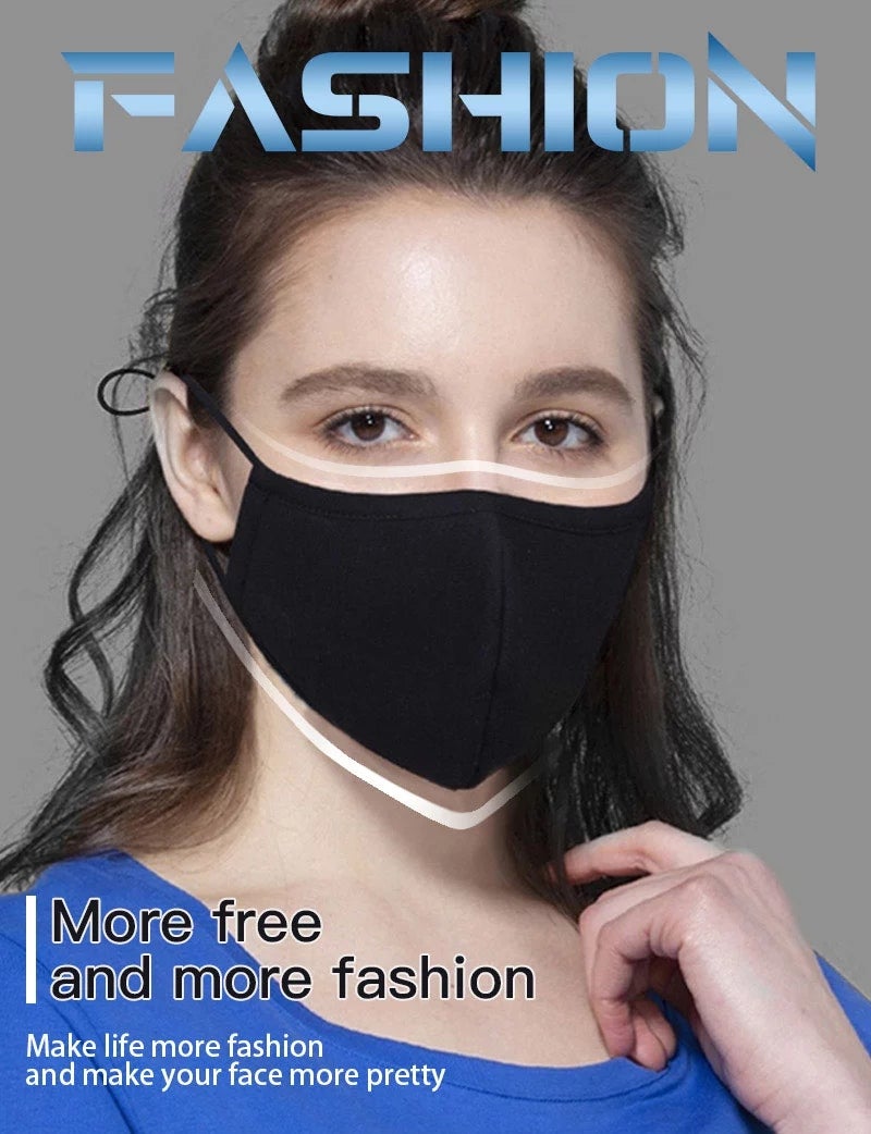 ADJUSTABLE & BREATHABLE & WASHABLE Face Mask Mouth Masks Protective Reusable