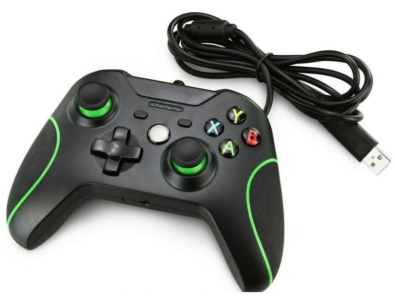 Premium Wired USB Controller Gamepad for Microsoft Xbox One Slim PC Windows