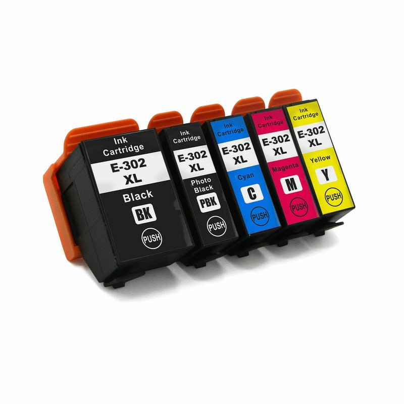 5x Generic 302 302XL Ink Cartridge For Epson Expression XP6000 XP6100 XP 6000