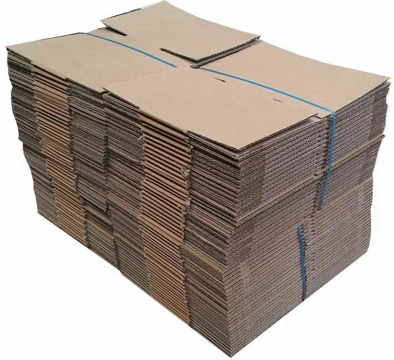 10 Pieces x Kraft Paper Box Corrugated Packaging For Shipping / Moving Big Sizes