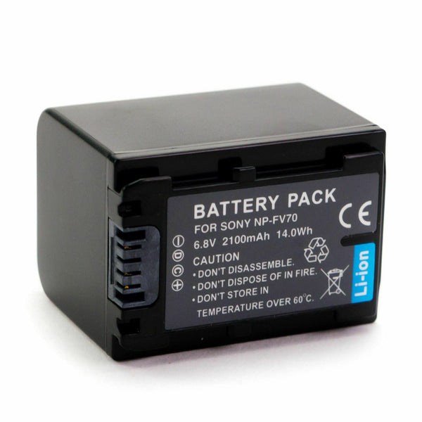 Battery NP-FV70 NPFV70 for Sony Handycam NP-FV50 NP-FV30 DCR-DVD105 NP-FV100