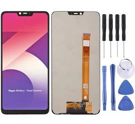 For OPPO A3s LCD Display Touch Screen Digitizer Assembly Replacement BLACK