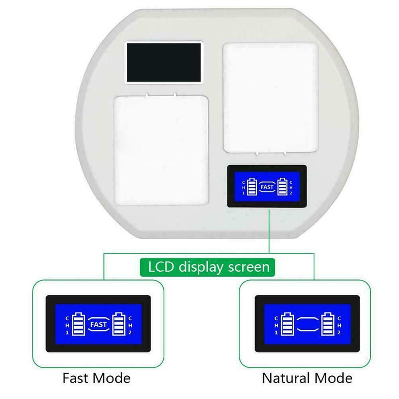 LCD Dual Charger | Battery for Arlo Pro 2 with USB Cable