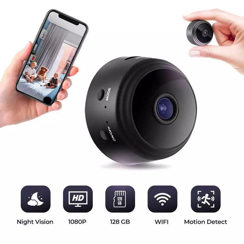 1080P HD Mini Wi-Fi Wireless IP Hidden Spy Camera Network Monitor Security Cam