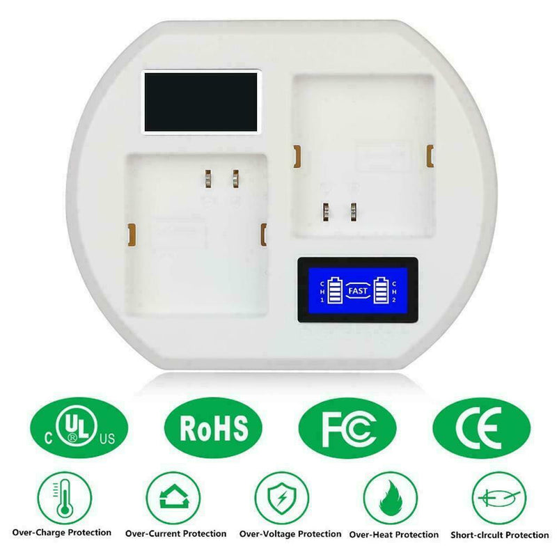 LCD Dual Charger | Battery for Arlo Pro 2 with USB Cable