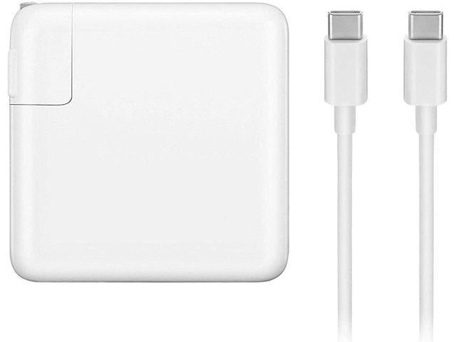 61W USB-C Compatible with Apple MacBook Pro 13 2019 MUHN2K/A Power Adapter + USB Cable