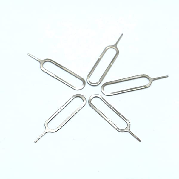 5 x Sim Card Tray Eject Pin Key Tool for Apple iPhone, iPad, iPad Mini, Samsung