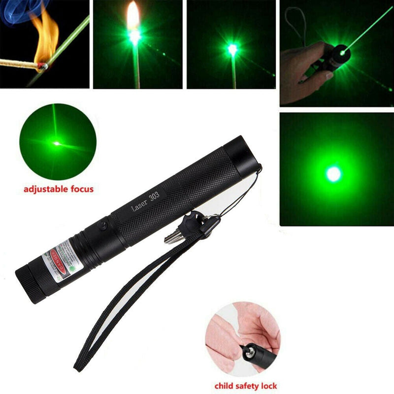 532nm 303 Laser Pointer Pen Military Focus Lazer Pen Light Power Green Color