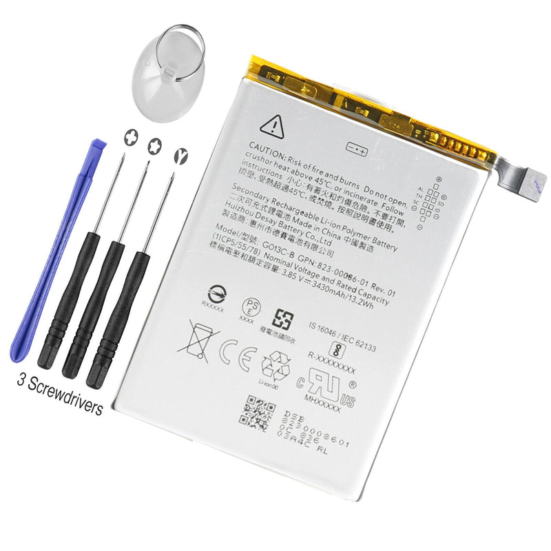 Replacement Battery for Google Pixel 1 | XL | 2 | 2 XL | 3 | 3 XL | 3A | 4 | 4 XL