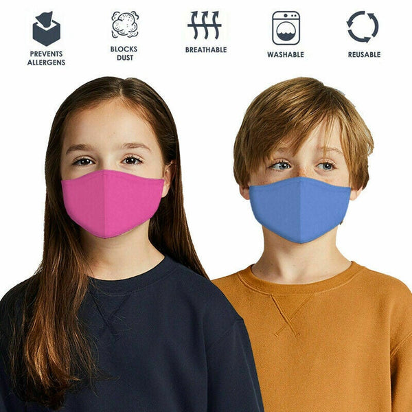 Kids Face Mask Children Masks Breathable Washable Reusable FaceMask