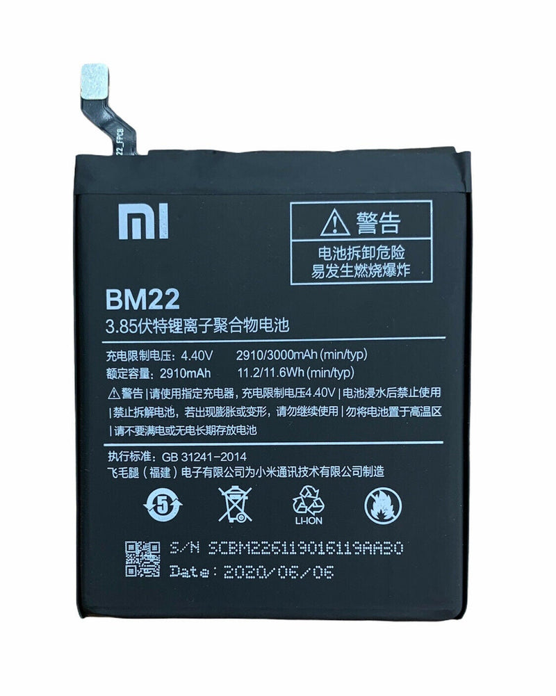 Xiaomi Mi 5 Mi 8 Mi 9 SE Redmi Note 4x 7 Pocofone Replacement Battery