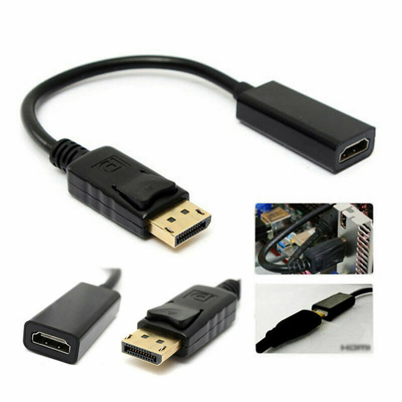 Display Port DP to HDMI Cable Male to Female 4K AND Full HD Adapter